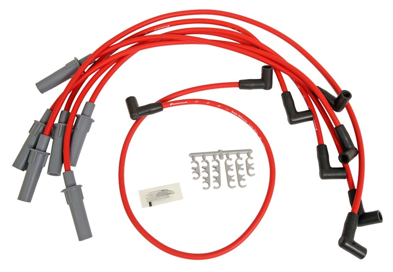 Street Strip Red 8mm 300 Ohm Ignition Wires 92-03 Magnum V6 Street Strip Red 8mm 300 Ohm Ignition Wires 92-03 Magnum V6